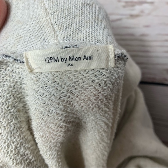 Euc 12 Pm by Mon Ami Flannel Print Turtleneck Tunic Sweater - Picture 6 of 7